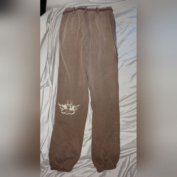 Boys Lie Wish Away Mocha Snap Pant/Sweatpants Brown Small New - Picture 4 of 7